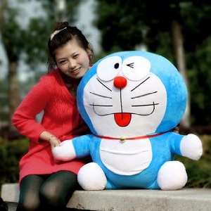   Big Cute Official Good Large Doraemon Plush Doll Toy 25H Toys