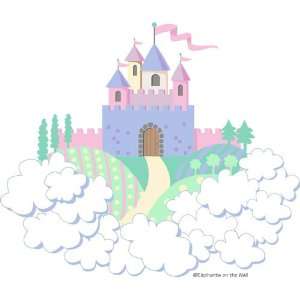  Large Princess Castle Paint by Number Wall Mural Baby