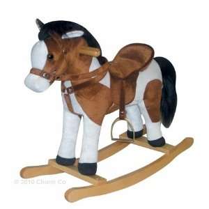  Charm Miniature Pinto Plush Rocking Horse Toys & Games