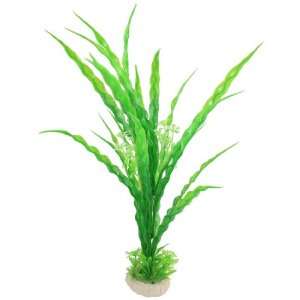  Como Aquarium Tank Plastic Leaf Grass Plant Green 15 