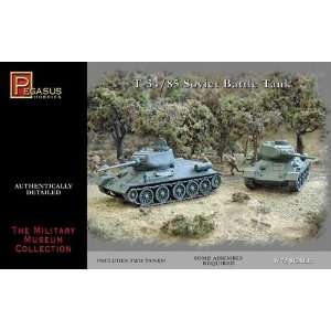   T35/85 Soviet Battle Tanks (2) (Snap Kit) (Plastic Mode Toys & Games