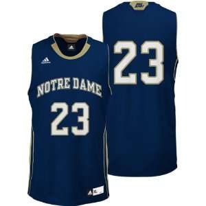 Notre Dame Fighting Irish adidas #23 Road Navy Replica Basketball 