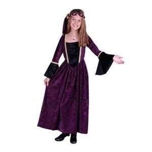 Renaissance Girl   Violet Child Medium Costume Toys 