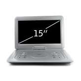 Portable Multimedia DVD Player with 15 Inch HD Screen and Copy 