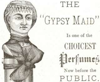 1800s Gypsy Maid Wild Flower Perfume Corning & Tappan  