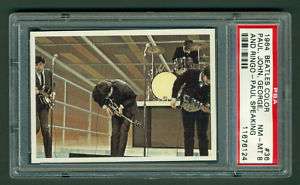 1964 Beatles Color #36 PSA 8 NM MT  