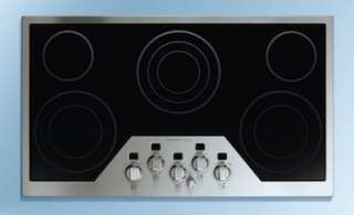   Icon Stainless Steel Electric Cooktop 36 36 Inch E36EC65ESS  
