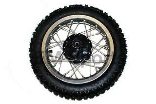 Dirt Pit Bike Wheel Rim Tire Combo 3.00 12 Parts 125cc  