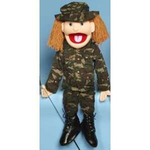 28 Army Girl Puppet Toys & Games