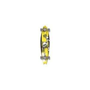   Longboard Fishtail Skateboard 40 X 9.75   YSKUL