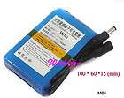 Rechargeable Li ion Battery 4800mA For 12V DC Power Wireless Camera 