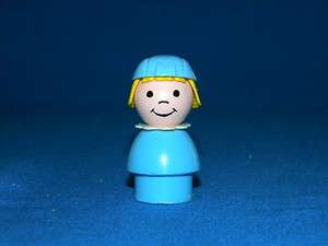 Vintage Fisher Price Little People #678 Airport Crew STEWARDESS  