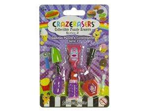 Makeup Paradise (4 Mini Erasers)   CrazErasers Collectible Erasers 