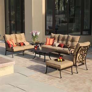 Darlee 301128 AB Santa Anita FourPiece Deep Seating Lounge  