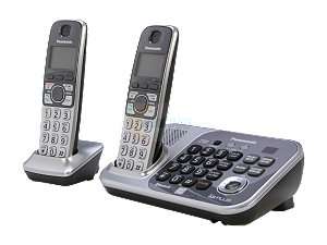   DECT 6.0 2X Handsets Cordless Phones Integrated Answering Machine
