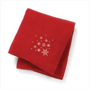  Snowflakes Accordion Throw