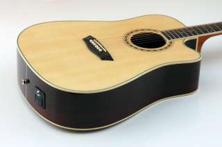 NEW PRO WASHBURN WD20SCE ACOUSTIC GUITAR + FISHMAN ISYS  