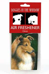 Air Freshener (1) New in Package Citrus Scent Sheltie/Shetland 