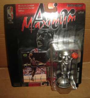 Michael Jordan Maximum Air Silver Edition Figure MOC Mattel Starting 