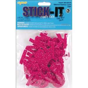  Stick It Felt 1 Numbers & Letters Fuchsia Glimmer Electronics