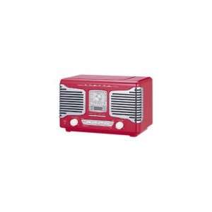  Teac SL D80R Retro CD Player/Clock Radio, Red Electronics