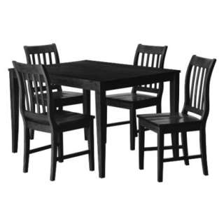 Winfield 5 piece Dining Set   Black.Opens in a new window