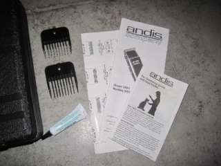 ANDIS MBG PET HAIR CLIPPERS SHEARS & CASE & LUBE ETC.  