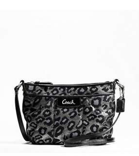 COACH OCELOT METALLIC CROSSBODY SWINGPACK F46190 (new with tags 