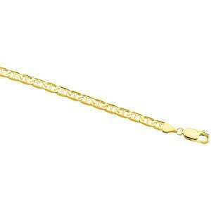  7 Inch 14K Yellow Gold Anchor Chain Jewelry