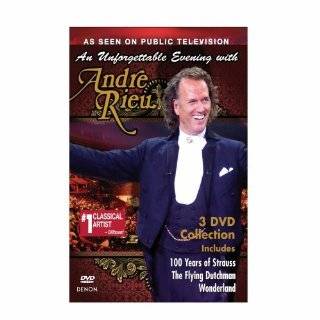   Unforgettable Evening With Andre Rieu [3 DVD Amaray] DVD ~ Andre Rieu