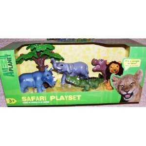  SIX PIECE ANIMAL SAFARI PLAYSET Toys & Games