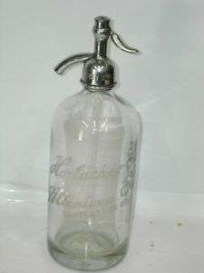 Antique Horlacher Seltzer Bottle Liberty Bell Allentown  