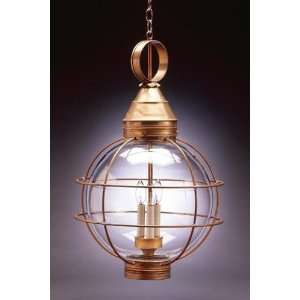  Northeast Lantern 2862 DAC LT3 OPT Caged Round Hanging Dark Antique 