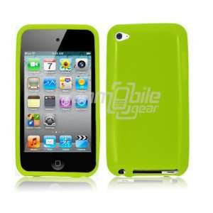  Green Premium TPU Rubber Skin Case for Apple iTouch 4 4th Generation 