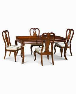 Bordeaux Louis Philippe Style 5 Piece Dining Set Rectangular Dining 