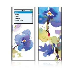  Apple iPod Nano 2G Decal Skin   Flower in Watercolors 