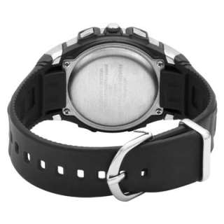Armitron 20 4343BLBK Ana Digi Blk Resin Strap watch  