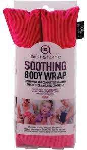 Aroma Home Microwavable Soothng Body Wrap Wheat & Lavender Leaf NIP 