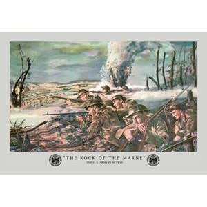  Vintage Art Rock of the Marne   Giclee Fine Art Canvas 