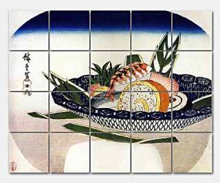 featuring artwork by ando hiroshige on 20 6 glass tiles