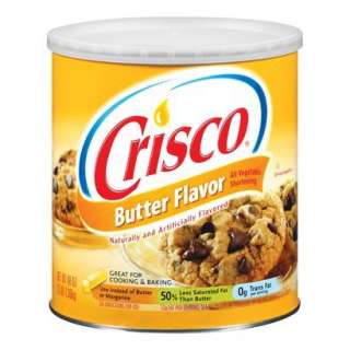 Crisco Butter Flavor All Vegetable Shortening   48 oz. product details 