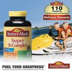 Nature Made SUPER B COMPLEX with Vitamin C 300 COUNT 031604026417 