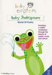 Baby Einstein Baby Shakespeare   World of Poetry   DVD 786936179736 