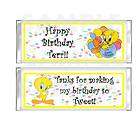 TWEETY BIRD candy bar wrappers BIRTHDAY PARTY FAVOR