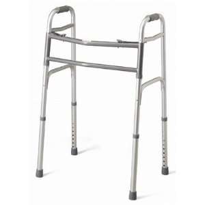 Medline MDS86410XW Bariatric Extra   Wide Two Button Folding Walker