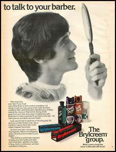 1973 vintage ad for the Brylcreem Group mens hair care  