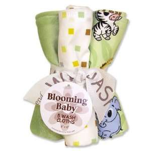  Chibi Zoo Baby Wash Cloth Gift Set