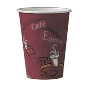  Solo 378SI 0041 8 oz. Bistro Paper Hot Cup 50 / Pack 