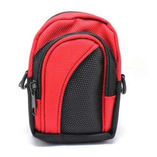 New Cute Soft Camera Bag Case With Carrying Strap For Mini Camera Red 