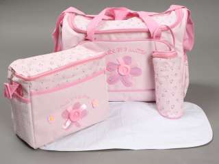 Pcs/Set Baby Diaper Nappy Bag Mother Women Changing Shoulder Handbag 